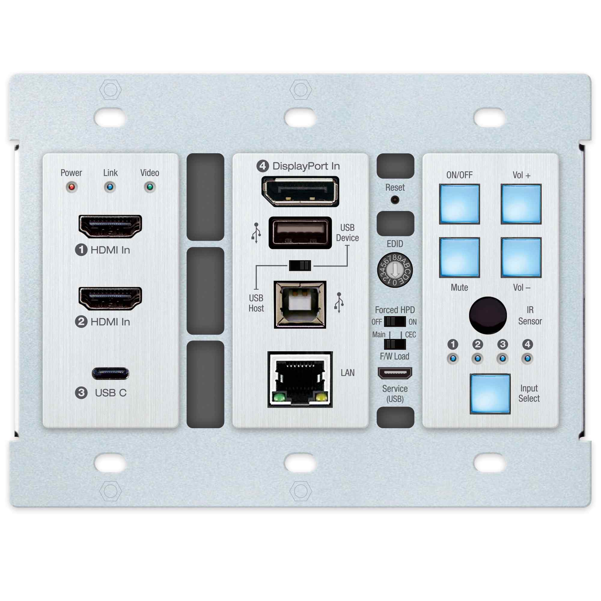 Thumbnail of usb wall plate front chassis