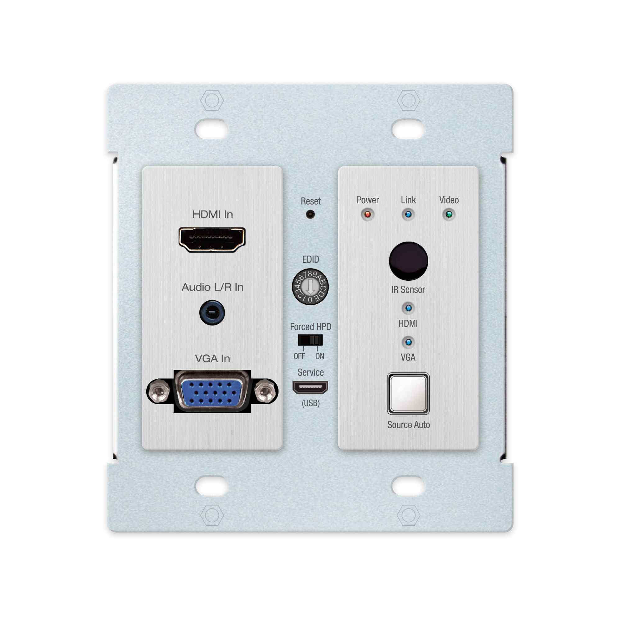 Thumbnail of  hdmi wall plate front chassis