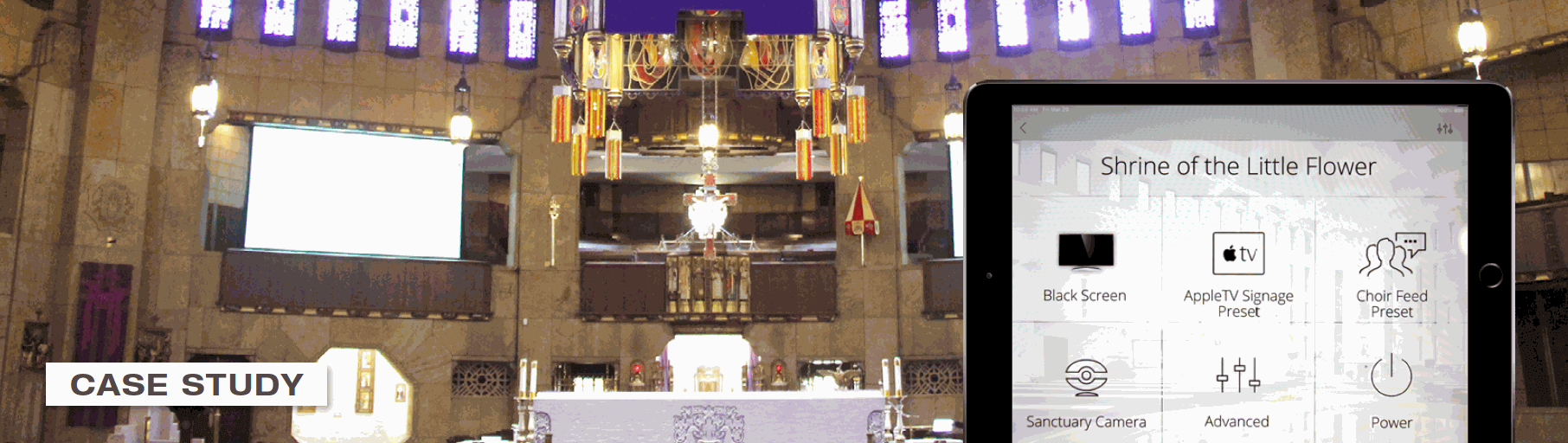 National Shrine Transformation Customer Case Study Key Digital's AV over IP System and Compass Control® Pro Elevate Benefits and Enhance Experiences.