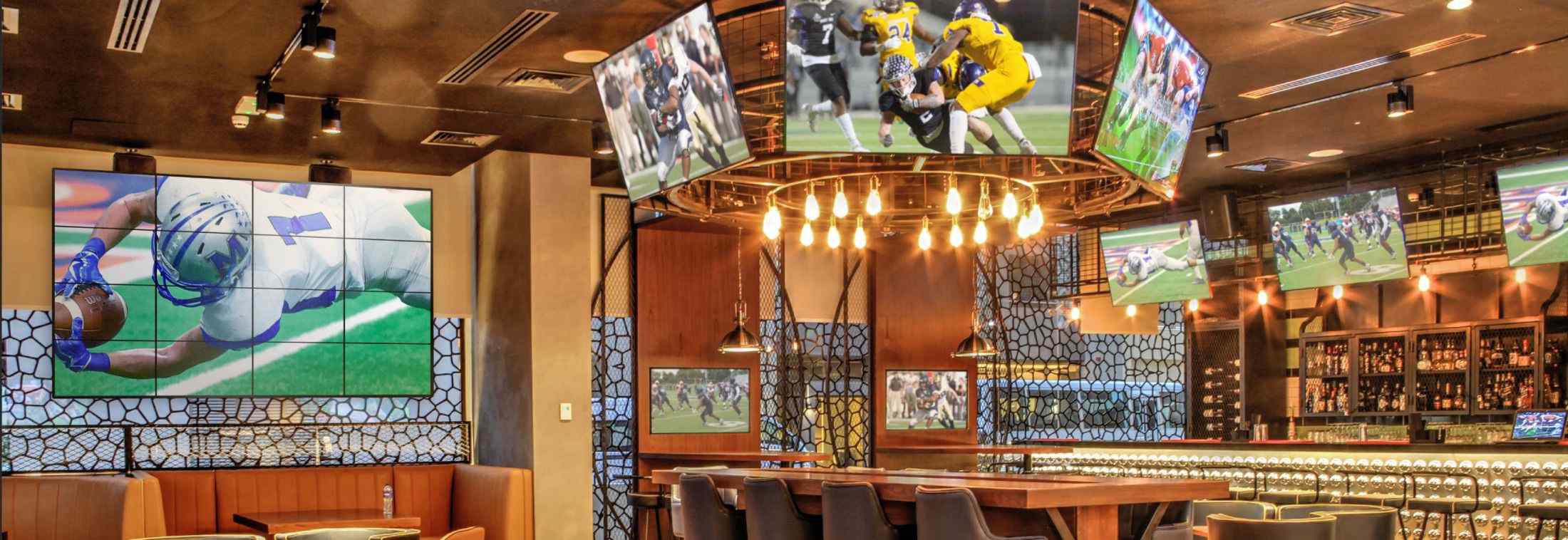 Use friendly commercial av systems that fits in bar & restaurant perfectly.