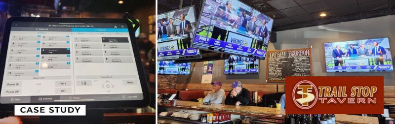 &quot;commercial av systems combination of products and service give Trail Stop Tavern great visuals and ease-of-use  &quot;