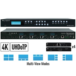 Key Digital matrix processor front and rear view