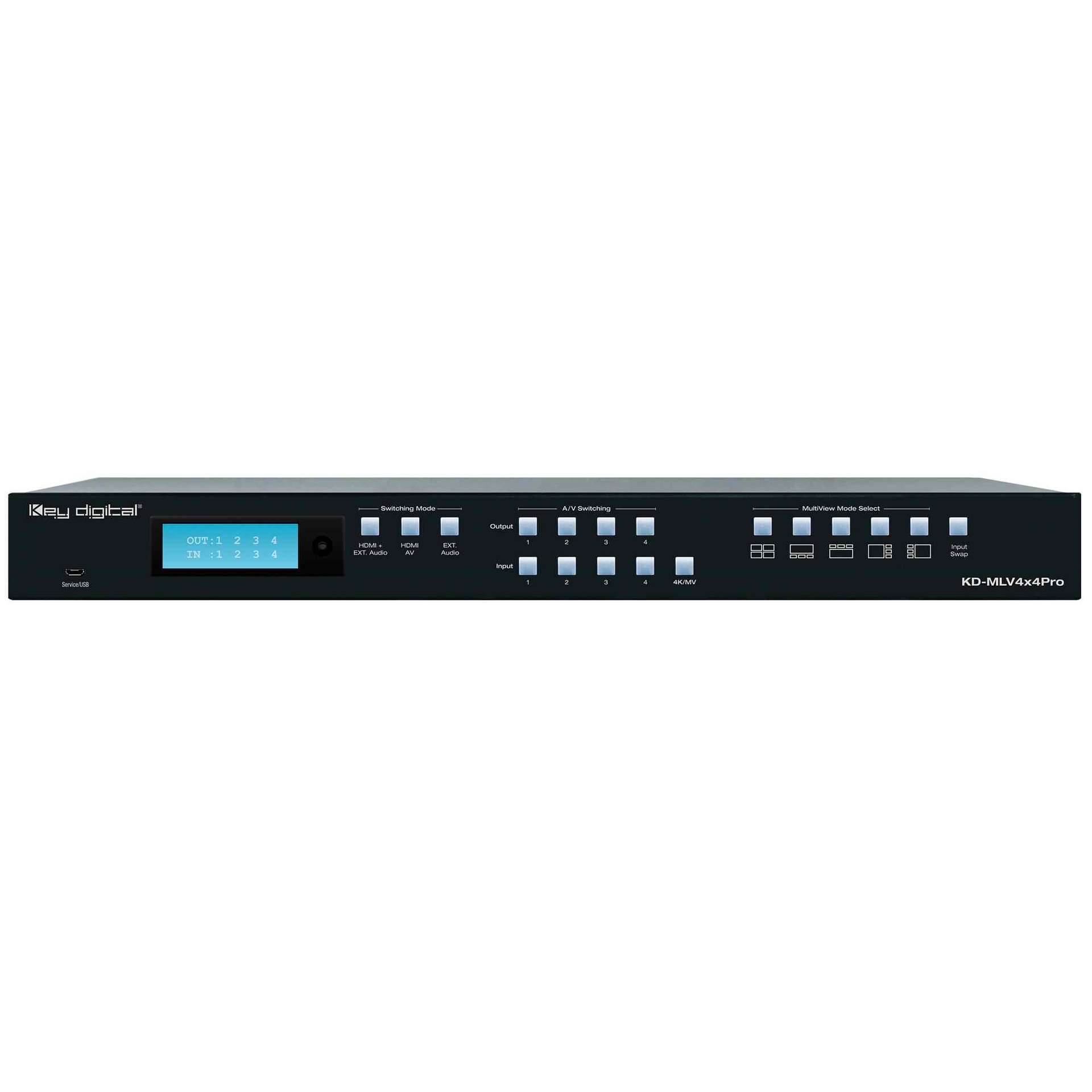 Key Digital video processor front view