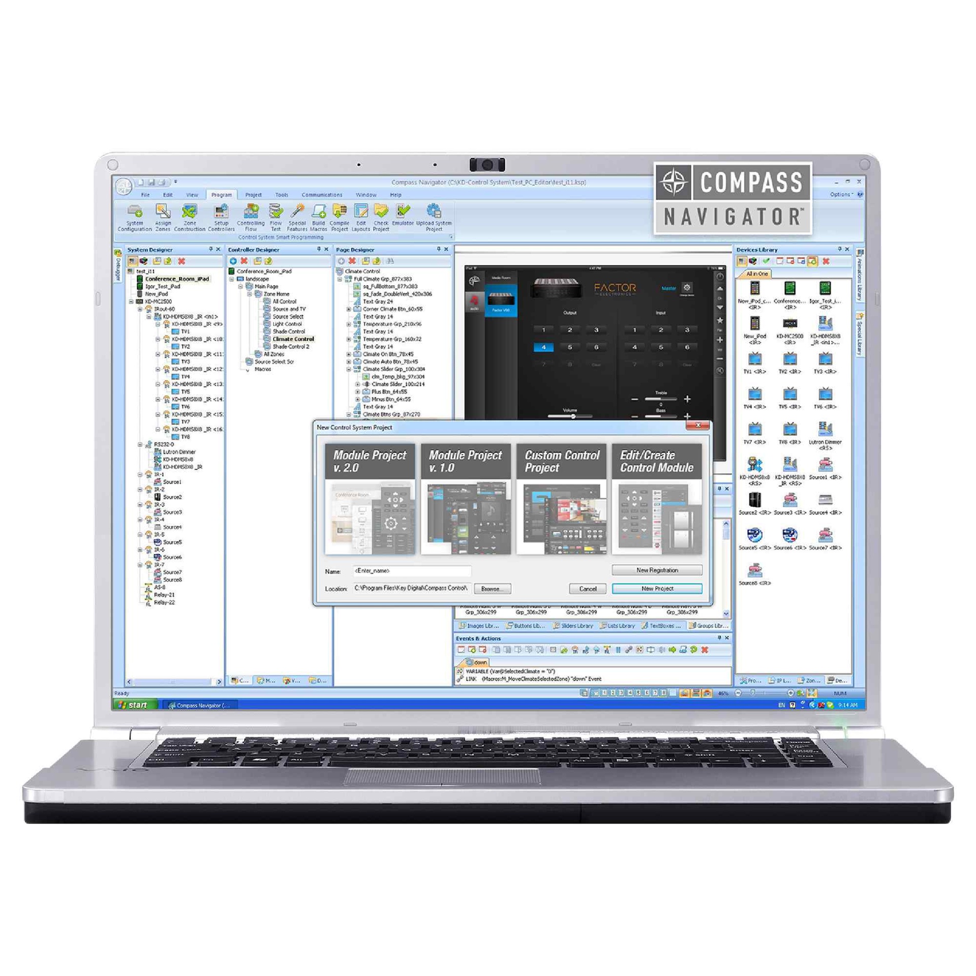 Key Digital Compass Navigator Software PC Editor