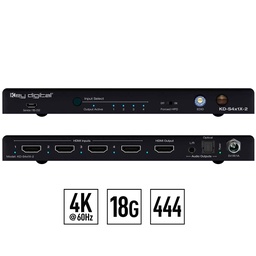 Key Digital hdmi auto switch Front and Rear View