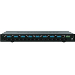 8x8 hdmi matrix switcher rear view