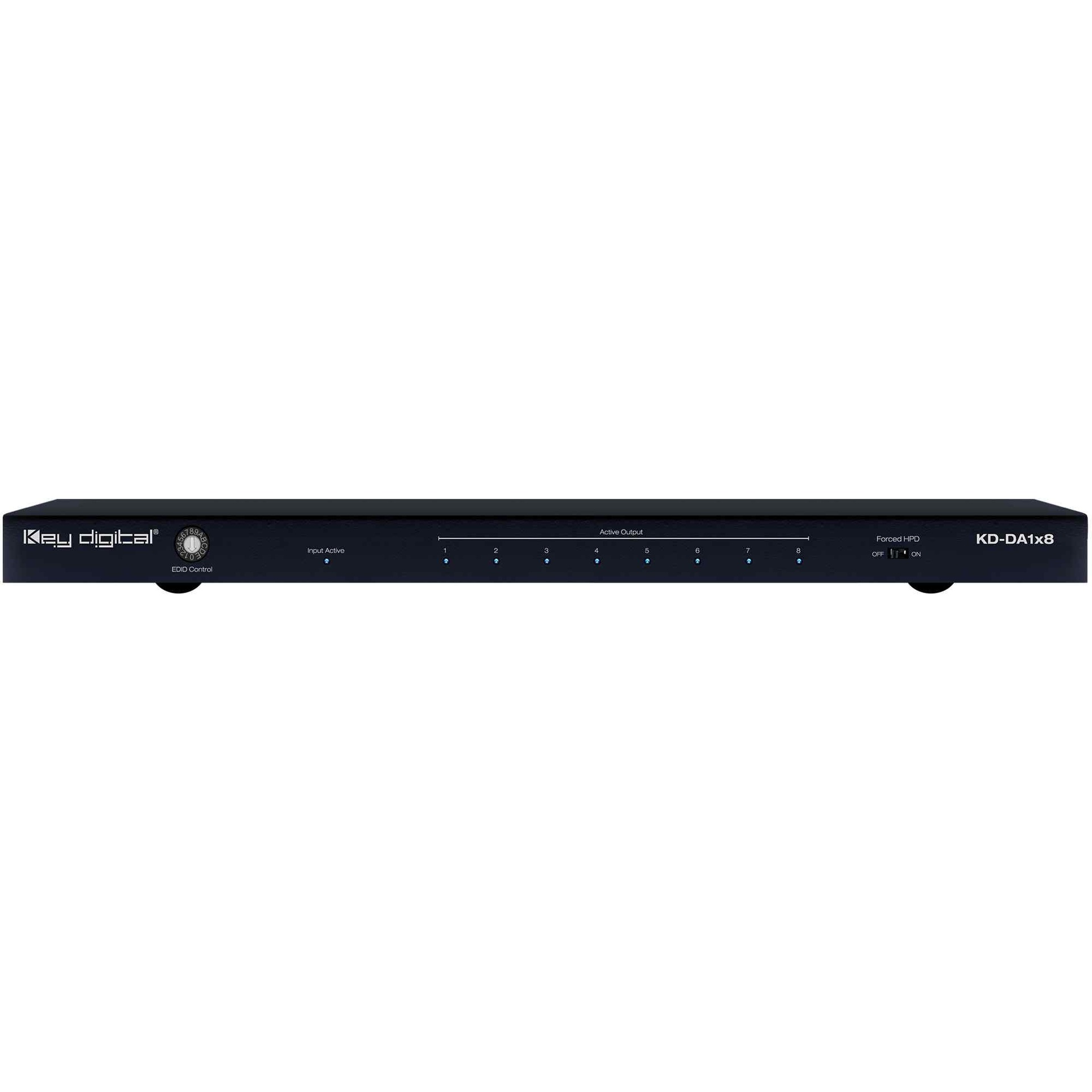 Key Digital hdmi distribution front view