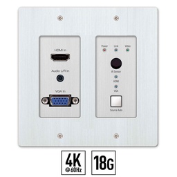 KD hdmi wall plate front 