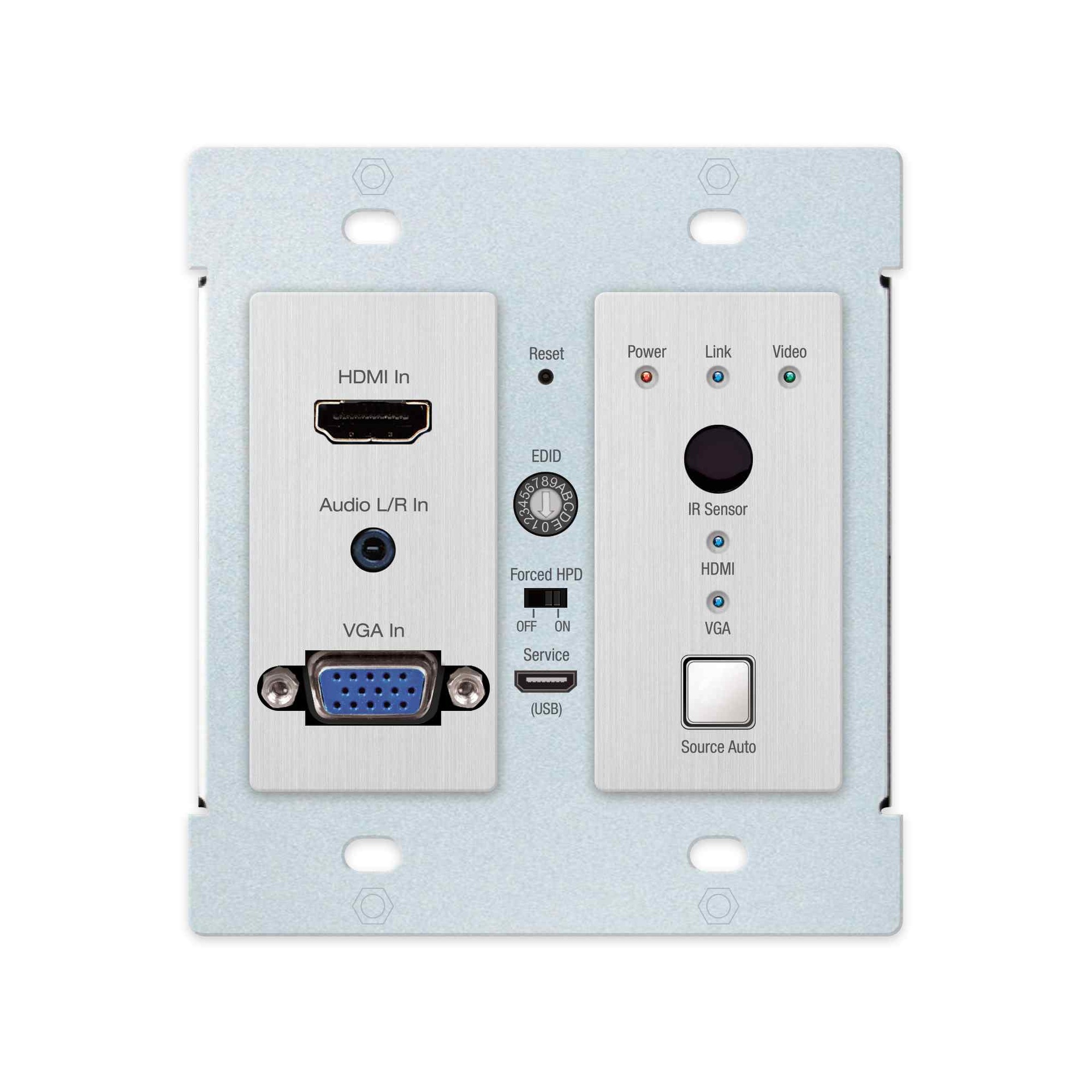  hdmi wall plate front chassis