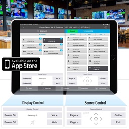 Example Diagram showing display and source control of KD App