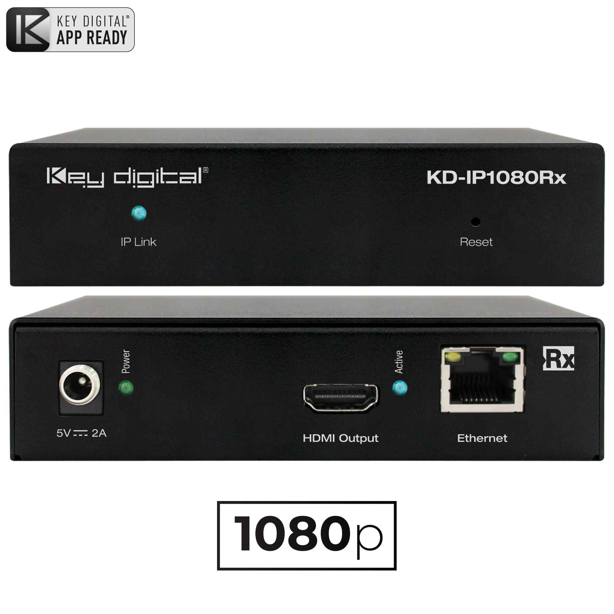 Thumbnail of Key Digital HDMI over IP front and rear view