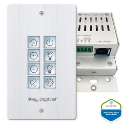 KD-WP8-2 control keypad front and rear