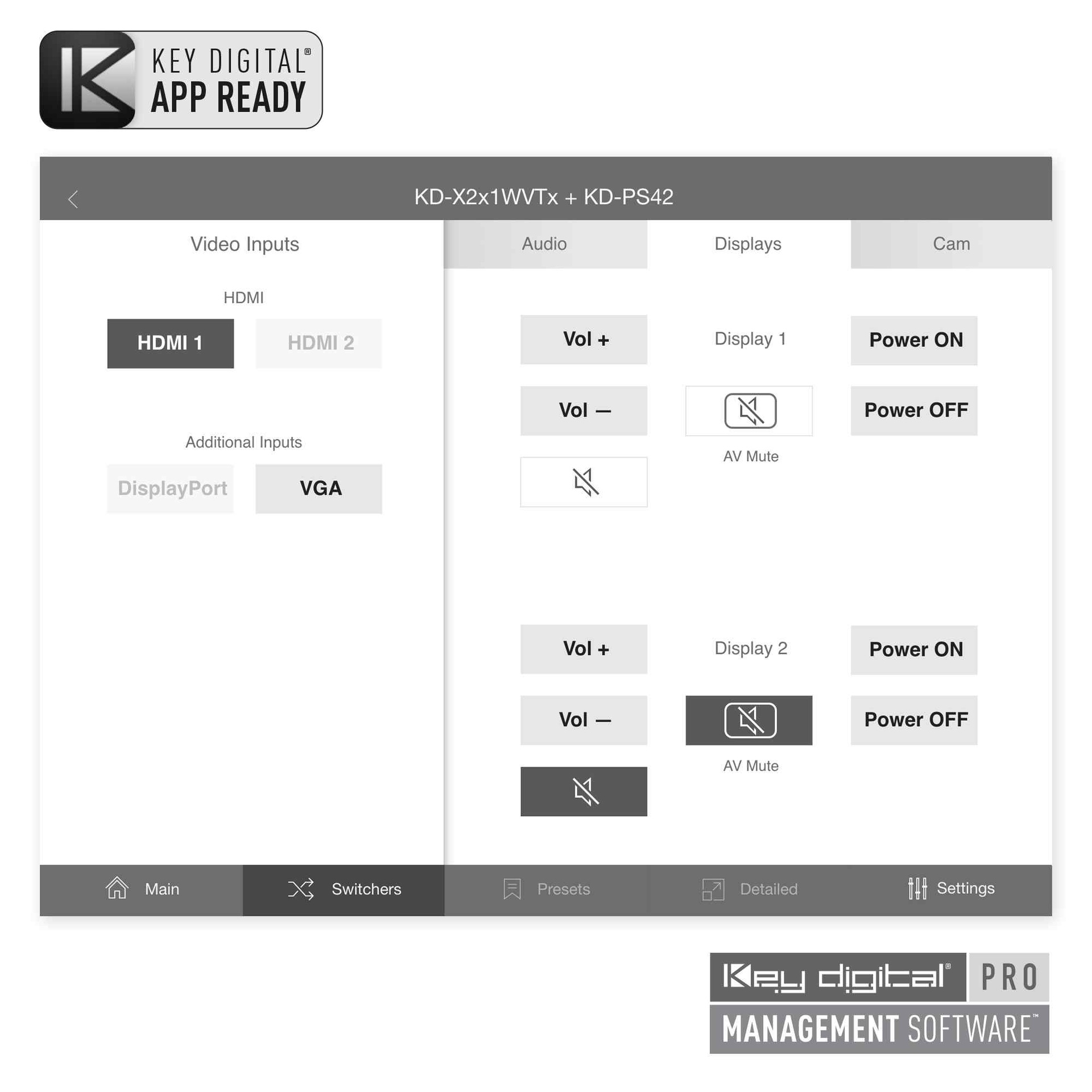 hdbaset wall plate management software