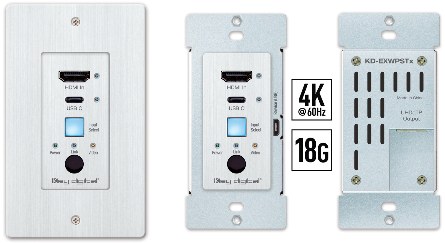 4K HDMI over 35m CAT6 Video Extender Set - KD-EX18G